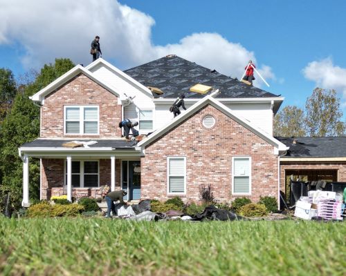 New Gutters & Asphalt Shingles Improve Crestwood Home