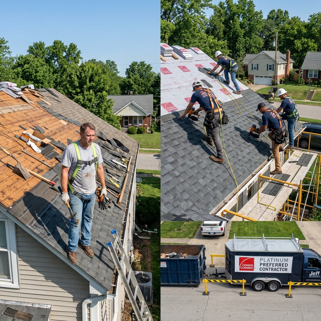 DIY Roof Replacement vs. Professional Installation: Why Louisville Homeowners Choose Experts
