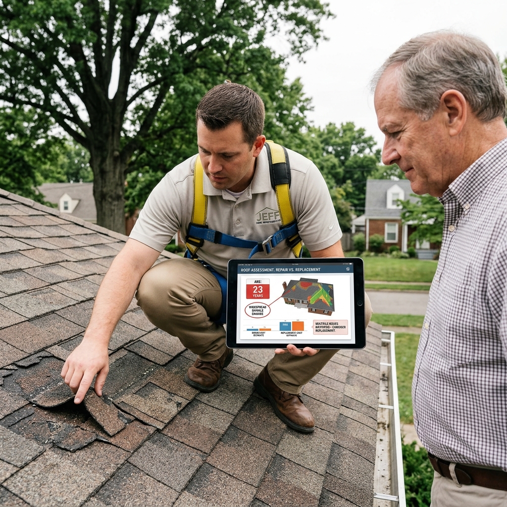 Roof Replacement vs. Repair: Signs Your Louisville Home Needs a New Roof